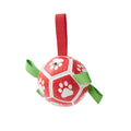 Hundefußball mit Griffen – Interaktives Zerrspielzeug (Weihnachten & Halloween)