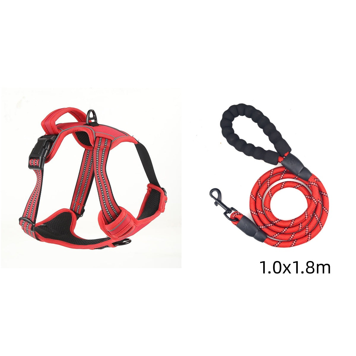 No-Pull Hundegeschirr – atmungsaktiv, reflektierend, S bis XL