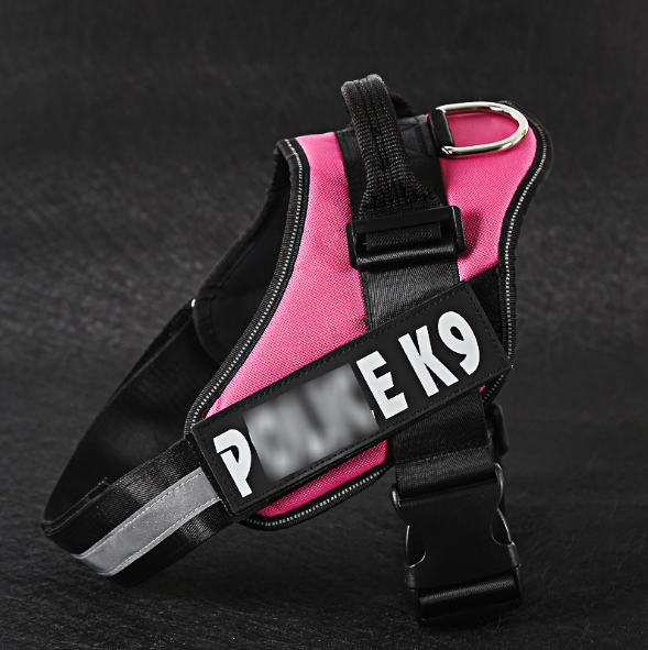 Personalisiertes Hundegeschirr No-Pull – Reflektierend, Atmungsaktiv, mit Namens-Patch, XS–2XL
