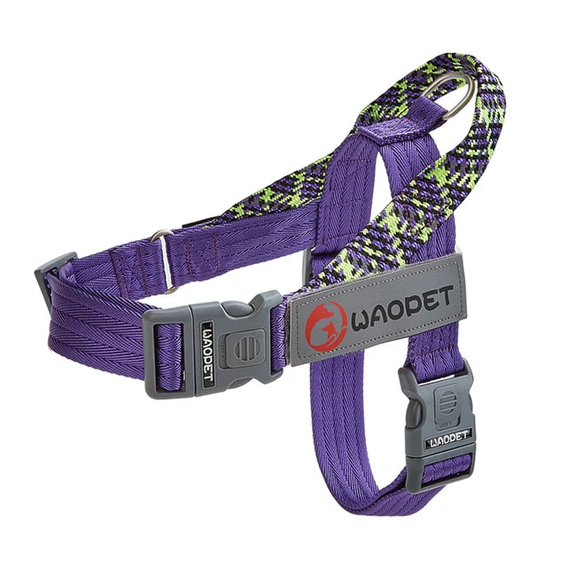 Hundegeschirr No-Pull – Reflektierend, Verstellbar, Nylon, S–L