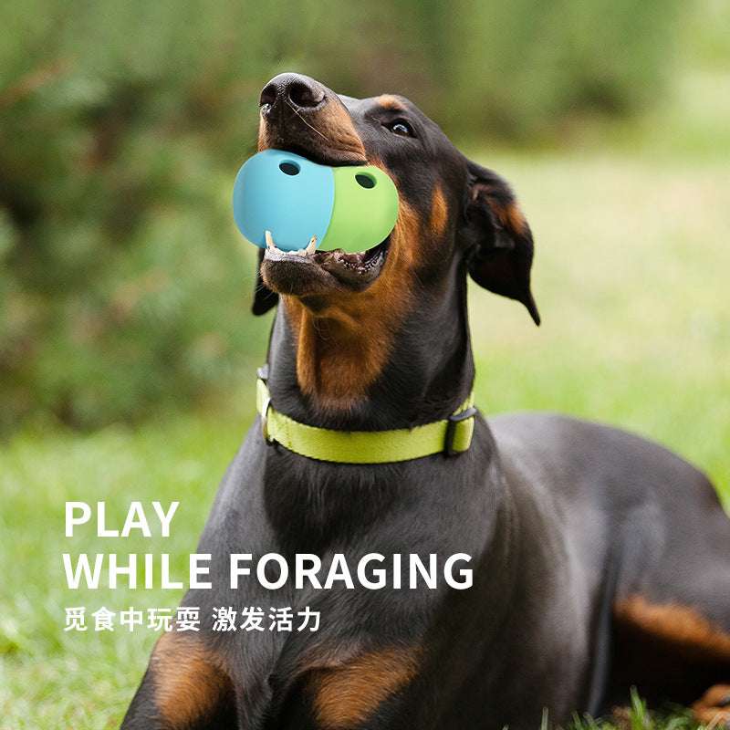 Silikon Leckerli-Ball – Slow Feeder, Zahnpflege & Intelligenzspielzeug für Hunde & Katzen