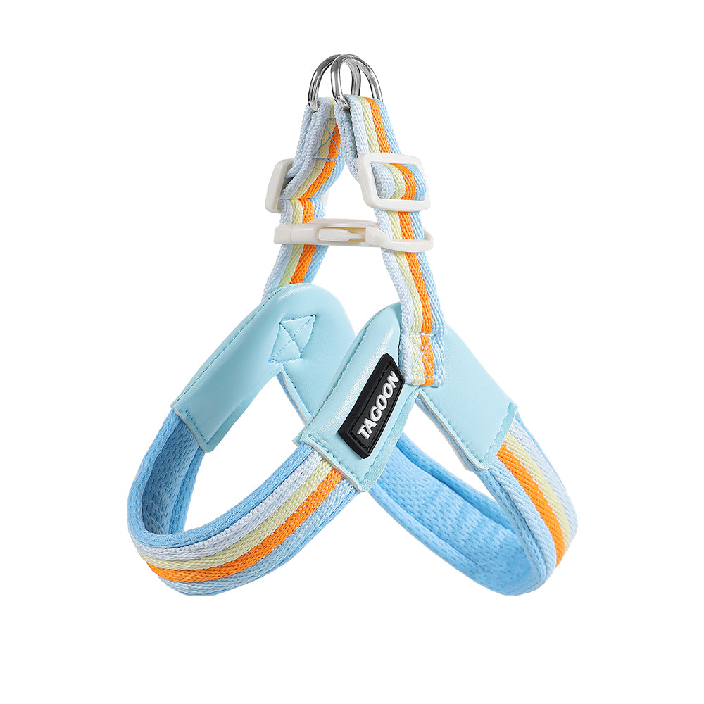 Hundegeschirr Weste mit Leine – PU-Leder & Polyester | 4 Farben | XS–L | inkl. Leine