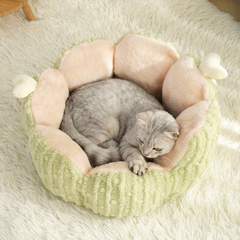 Kaktus-Kuschelbett für Hunde – Weich, Warm & Ganzjährig