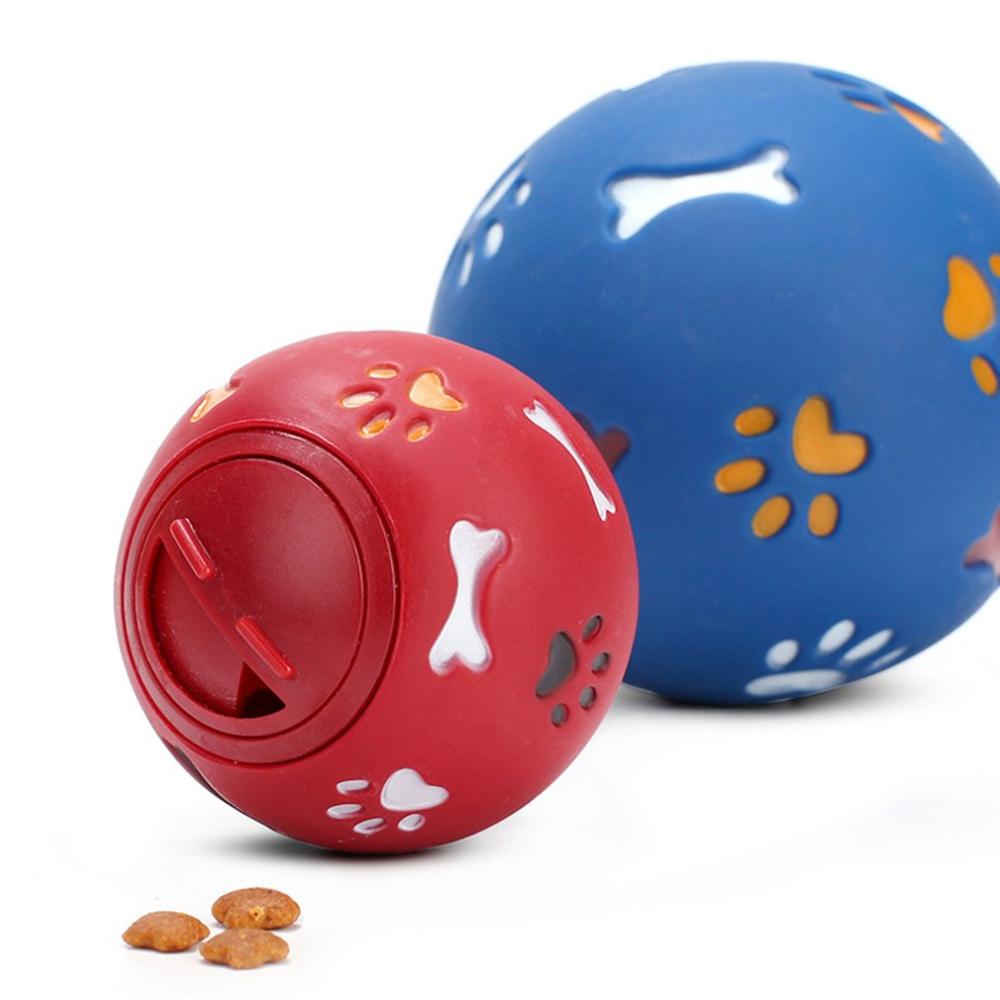 IQ-Trainingsball für Hunde – Leckerli-Spielzeug aus Gummi, bissfest & interaktiv
