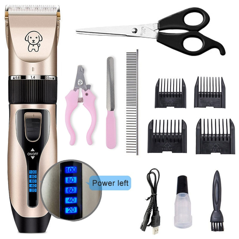 Elektrische Hundeschermaschine – USB-aufladbar, leise & professionell | 2 Modelle