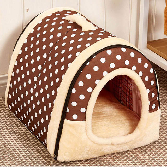 Hundehütte aus Stoff – abnehmbares Hundebett & Katzenzwinger | 6 Designs | S & M