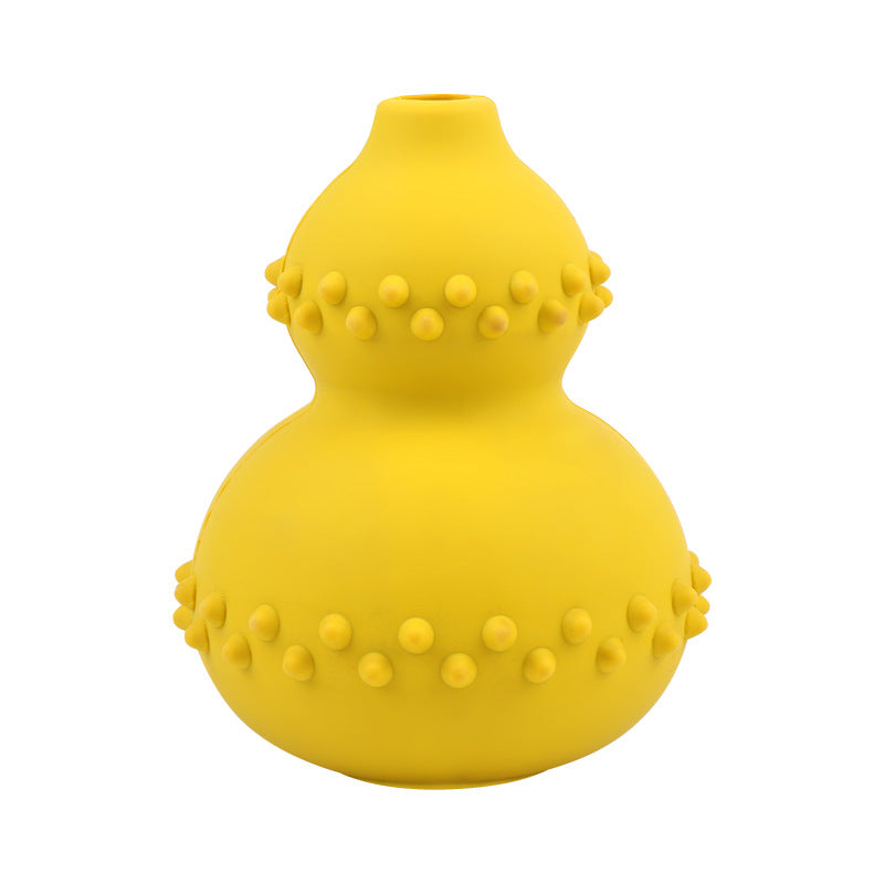 Kurbis-Schnueffelspielzeug fuer Hunde - Naturkautschuk | Slow Feeder | Erstickungssicher | 2 Farben