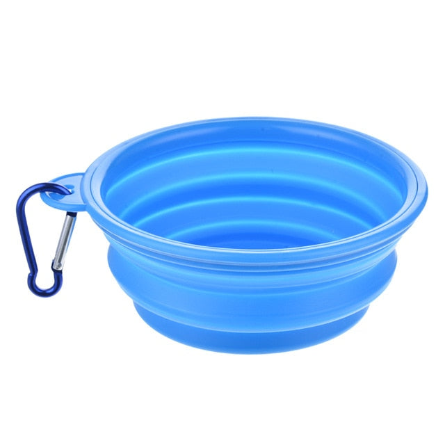 Portabler Silikon Faltnapf – 350ml, 24 Farben, für Wasser & Futter