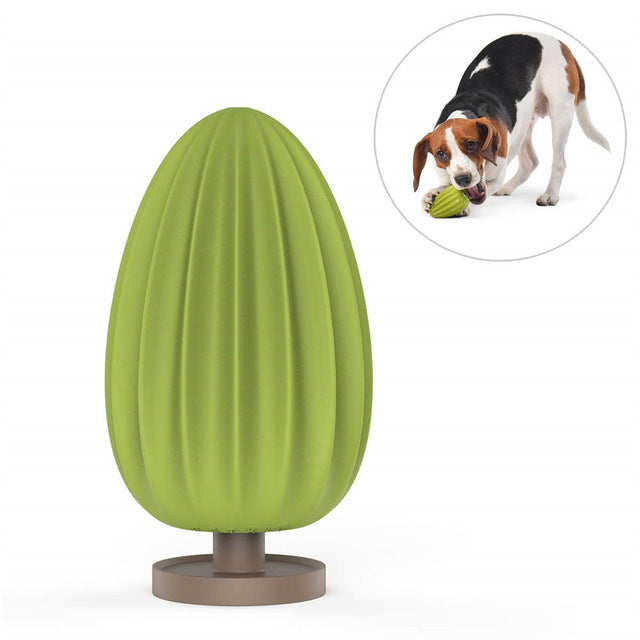 PETKIT Hundespielzeug-Ball – Quietschball, Kauball oder Snackball, Gummi, 65×65×120mm
