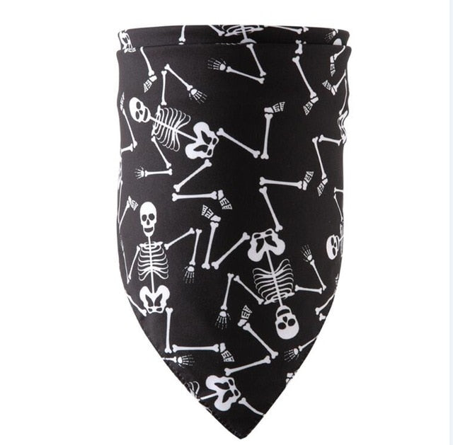 Hunde-Bandana 5er-Set – Weihnachten & Halloween, Polyester, Größe M