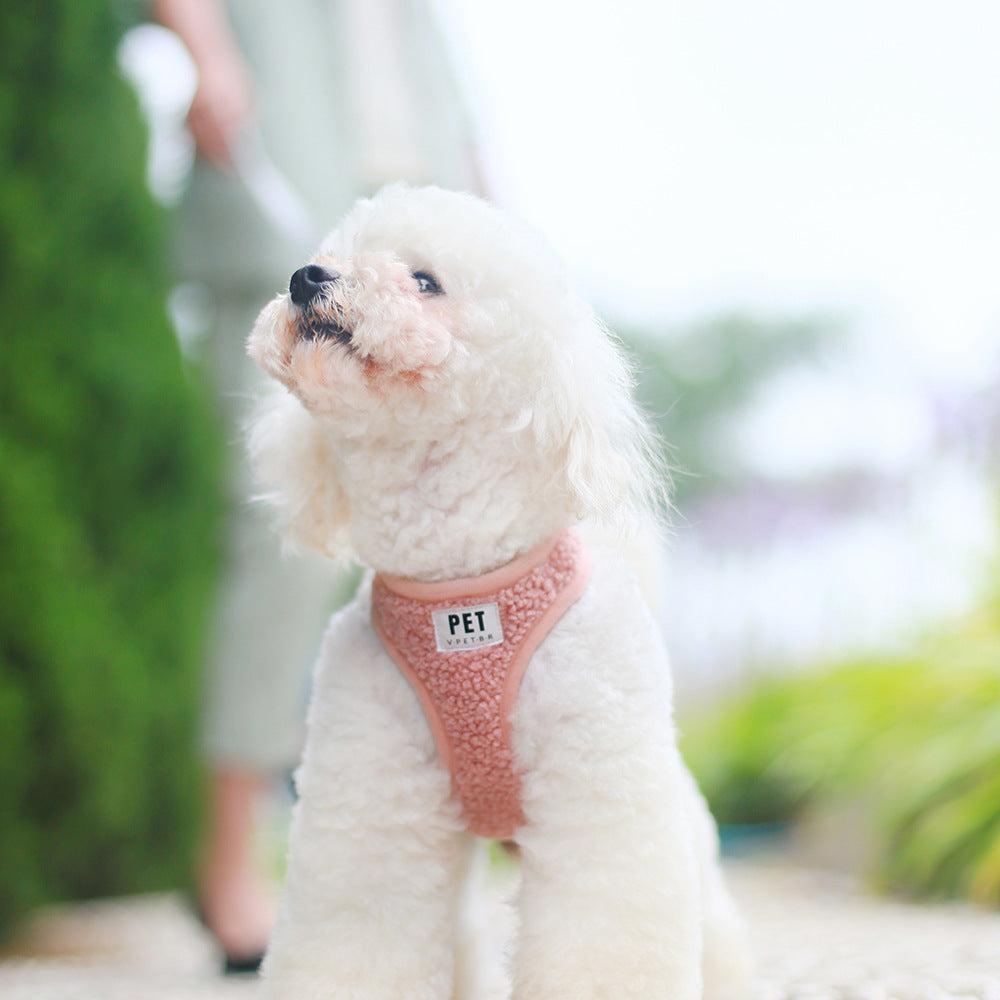 Atmungsaktives Westen-Geschirr fuer Hunde - Brustgeschirr | 3 Farben | S-XL | Kleine und mittelgrosse Hunde