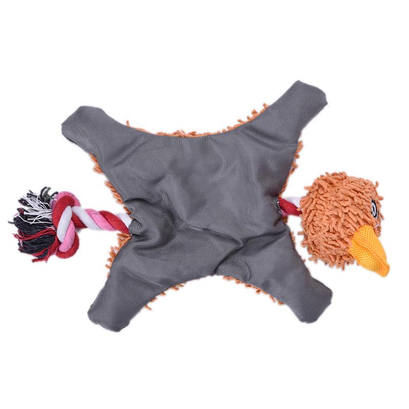 Hundespielzeug Plüsch-Ente mit Sound | Zahnpflege | 25 cm | 2 Farben