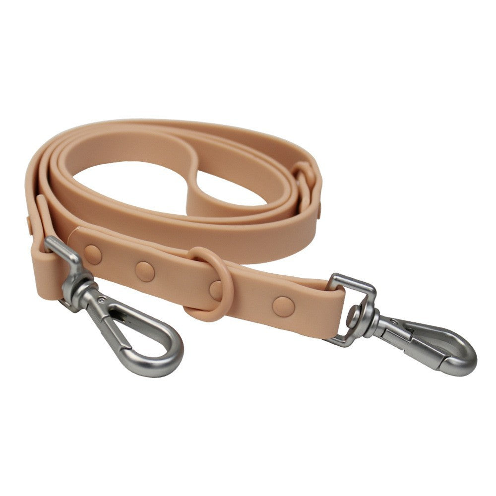 Wasserdichtes PVC Hundegeschirr Set – bissfest, 5 Farben, S/M/L, als Halsband, Leine oder Brustgeschirr