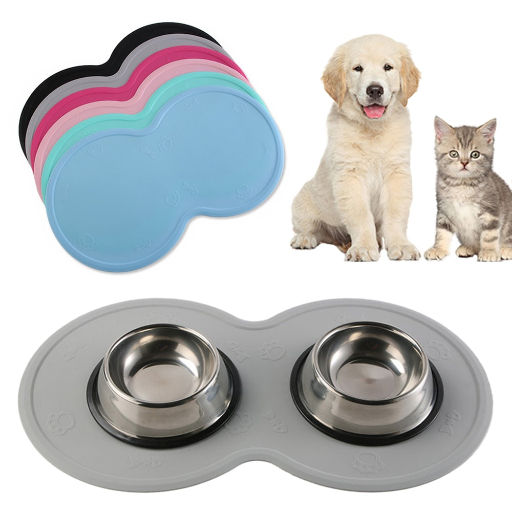 Silikon-Futtermatte Wolkenform für Hunde & Katzen – 48x27 cm, rutschfest, lebensmittelecht