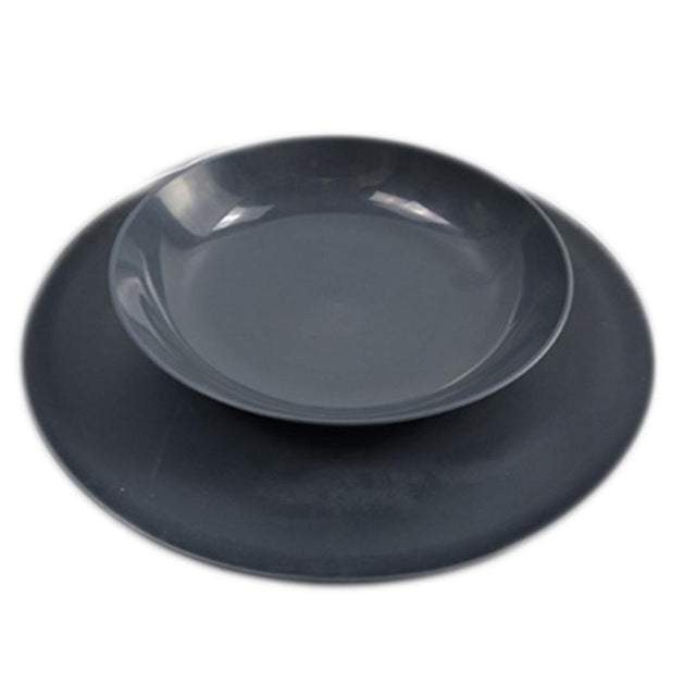 Hundenapf mit Silikon-Matte – Anti-Rutsch, Saugnapf, 28×28 cm, 3 Farben