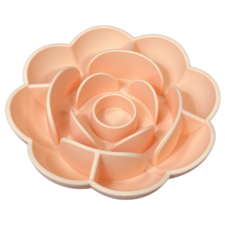 Lick-Napf Slow Feeder Blumen-Design – Portabel, 6 Farben