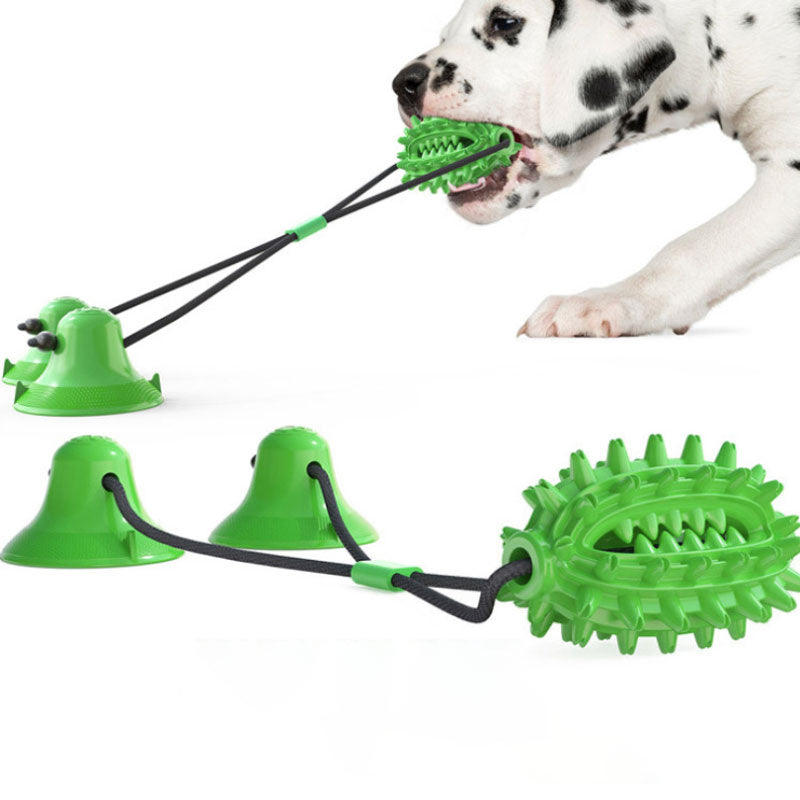 Kaktus Kauspielzeug mit Saugnapf für Hunde – TPR, bissfest, 3 Farben