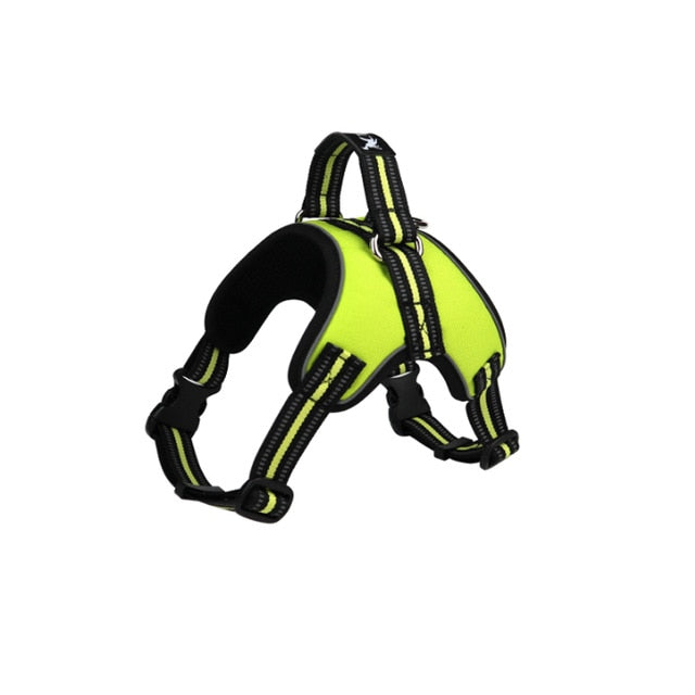 Hundegeschirr Weste 1000D Oxford – Atmungsaktiv, Reflektierend, No-Pull, S–XL