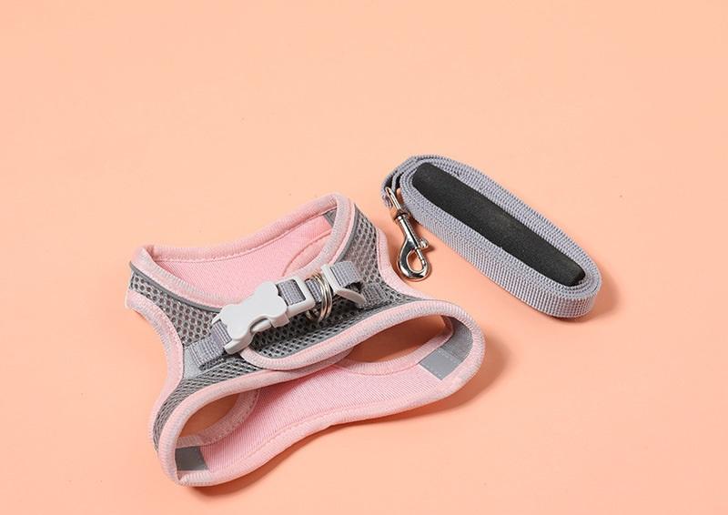 No-Pull Hundegeschirr Weste – reflektierend, atmungsaktiv, S–XL, 3 Farben