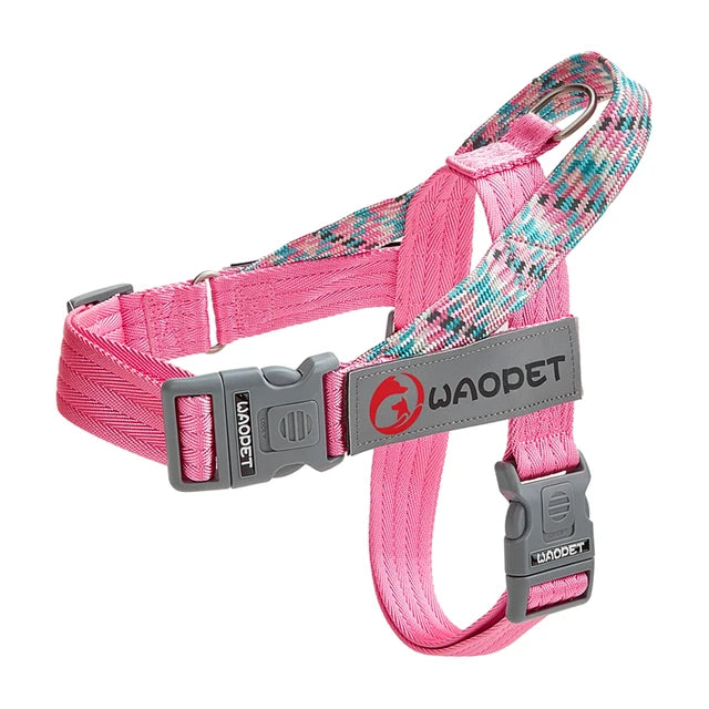 Hundegeschirr No-Pull – Reflektierend, Verstellbar, Nylon, S–L