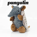 Plüsch-Pangolin – Quietsch- & Zahnpflege-Spielzeug für Hunde, 24 × 17 cm