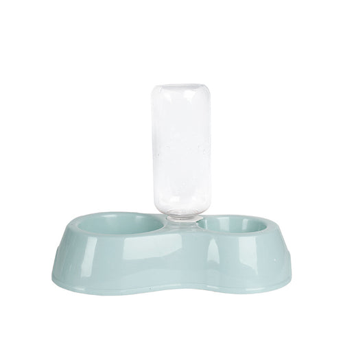 Automatischer Doppelnapf mit Wasserspender – 4 Farben, 27×15×21 cm
