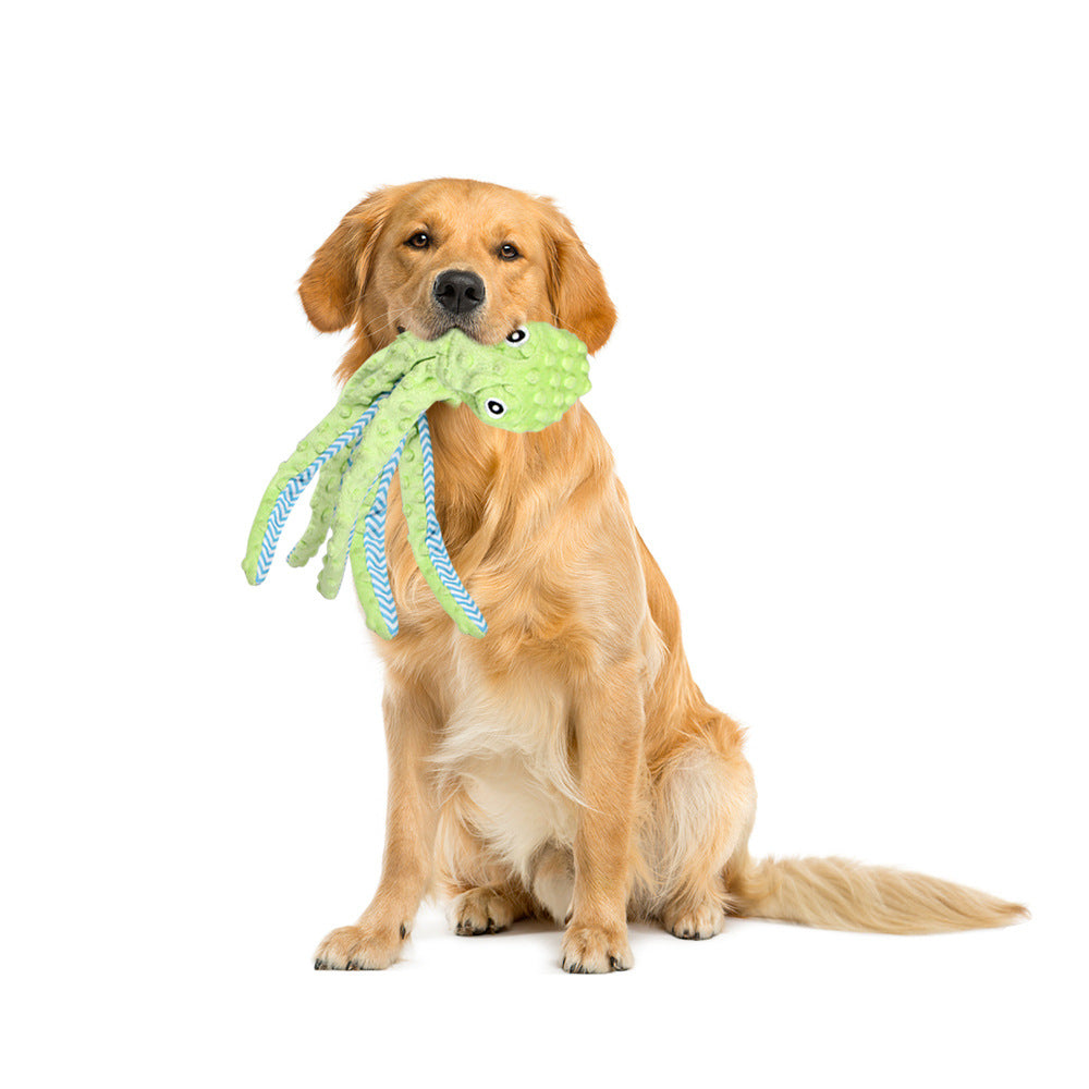 Tintenfisch-Quietschspielzeug für Hunde – Weich, Süß & Interaktiv