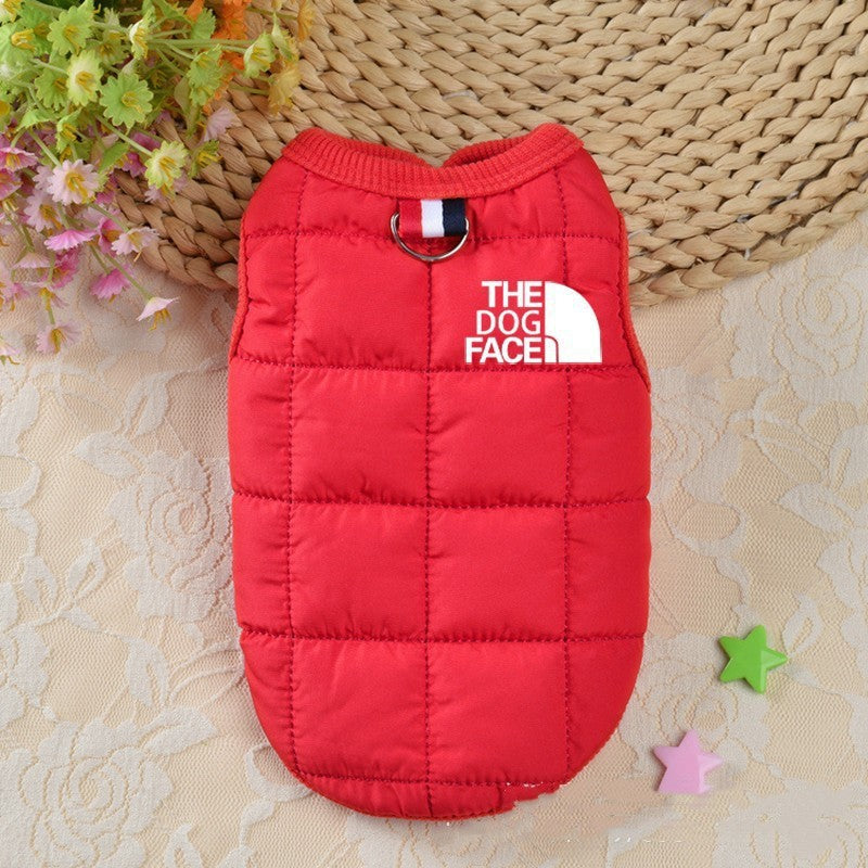 Hunde-Weste fuer Winter - Polyester | Slim Fit | 4 Farben | XS-XXL | Knopfverschluss