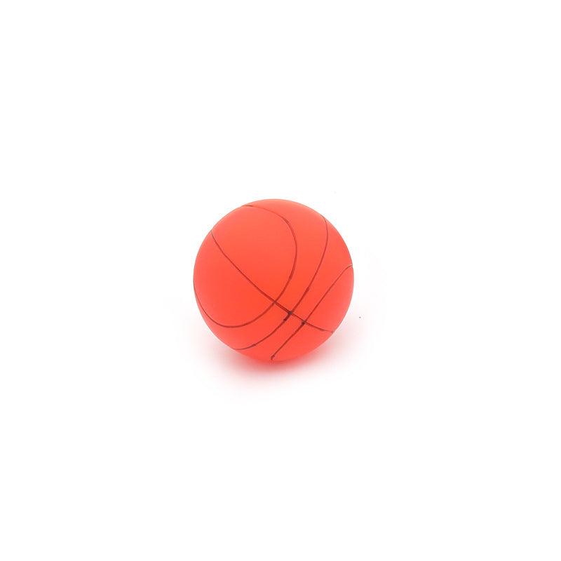 Sport-Quietschbälle für Hunde – Latex-Wurfspielzeug Basketball, Fußball, Tennis & Rugby