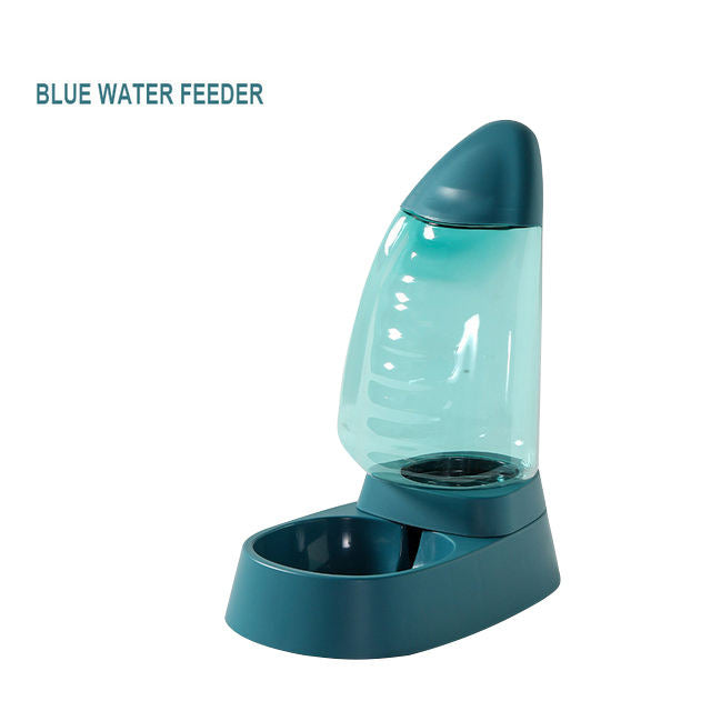 Hundenapf & Wasserspender Segelboot-Design – Transparent, Große Kapazität, 4 Farben