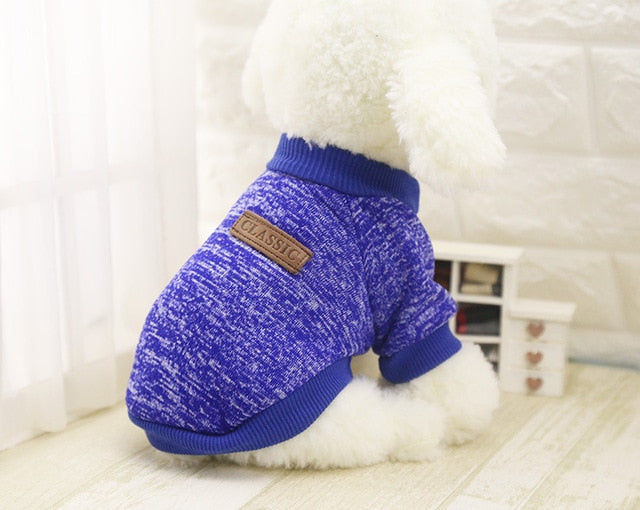 Hundepullover aus 100% Baumwolle - Klassisch | 11 Farben | XS-XXL | Ganzjaehrig | Kleine Hunde