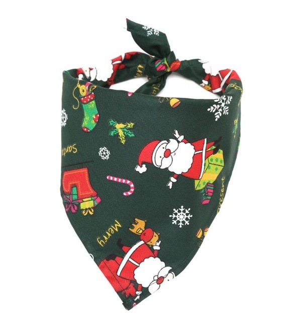 Hunde-Bandana 5er-Set – Weihnachten & Halloween, Polyester, Größe M