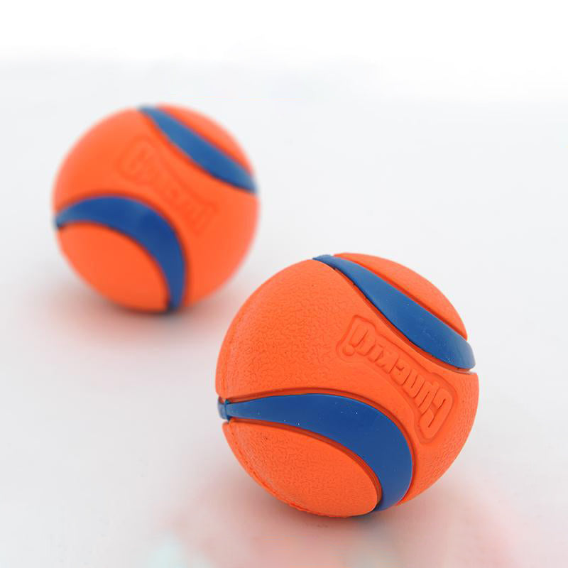 Bissfester Nylonseil-Gummiball für Hunde – mit & ohne Quietscher, 5–10 cm, Einzel & Sets
