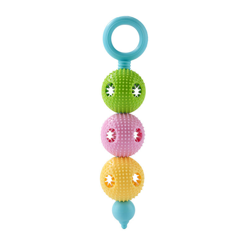 Hunde-Kaustab TPR Kürbis-Design | Zahnpflege & Massage | 3 Farbsets