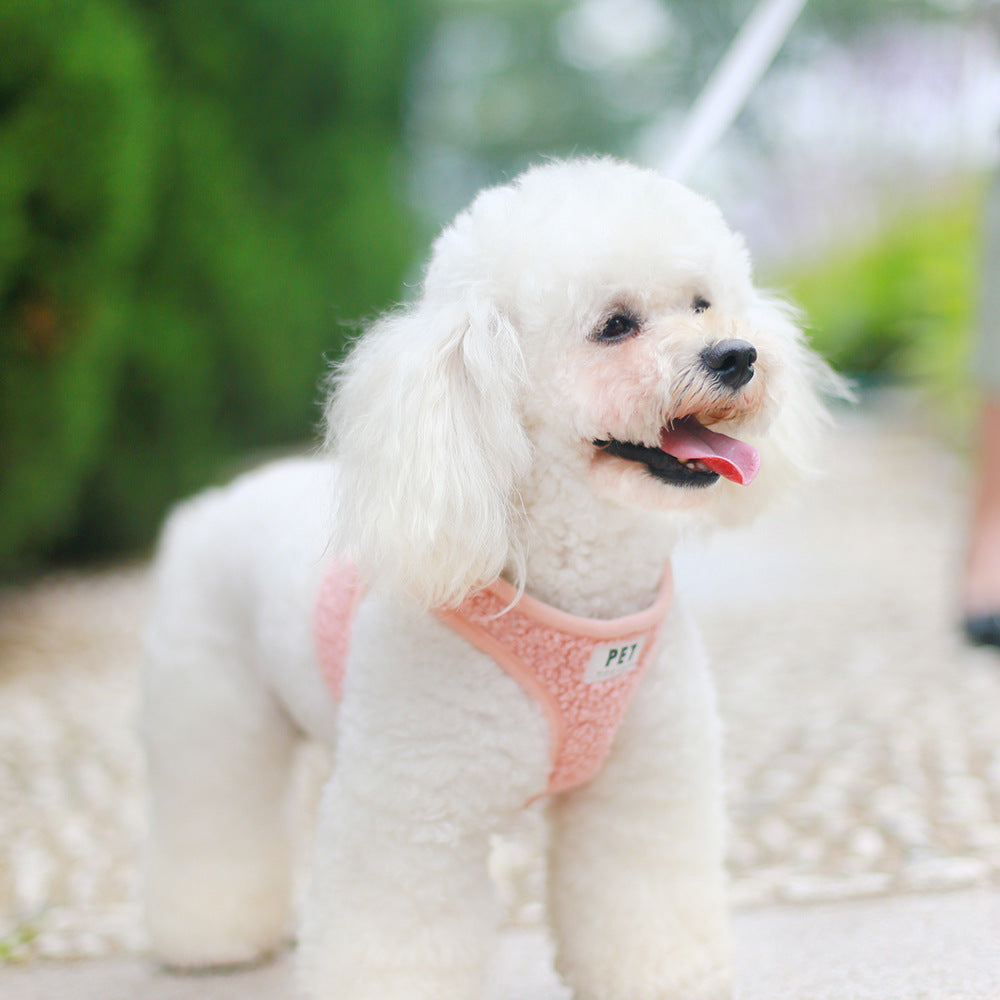 Atmungsaktives Westen-Geschirr fuer Hunde - Brustgeschirr | 3 Farben | S-XL | Kleine und mittelgrosse Hunde