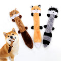 Plusch-Quietschspielzeug fuer Hunde - Beissresistent | 3 Farben | Leicht | Mit Quietscher
