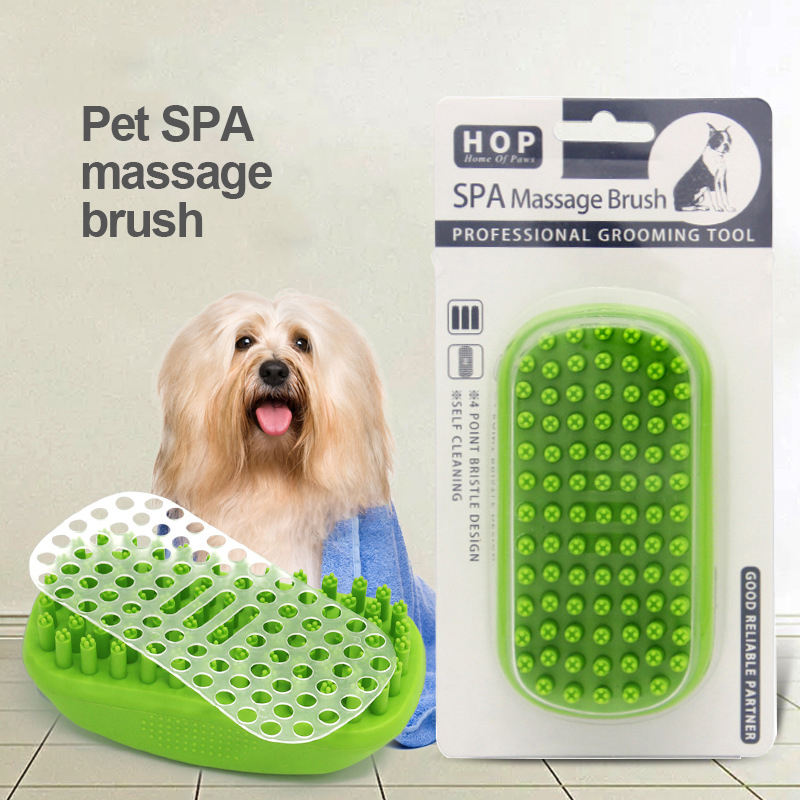 Badebürste für Hunde – TPR Massagebürste & Haarentfernung beim Baden