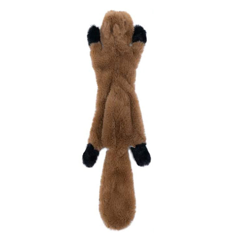 Plüsch-Tierspielzeug für Hunde – 45 cm, 2 Quietscher & 7 Tiermotive
