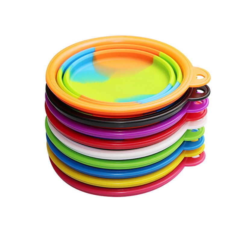 Portabler Silikon Faltnapf – 350ml, 24 Farben, für Wasser & Futter