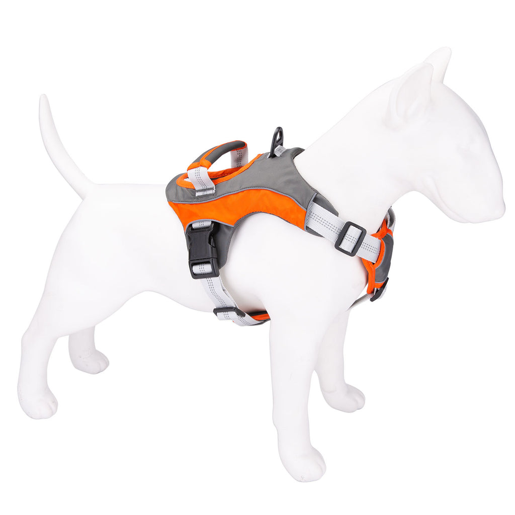 Reflektierendes Brustgeschirr fuer Hunde - Polyester | Ausbruchsicher | 3 Farben | S-XL | Mittelgrosse und grosse Hunde