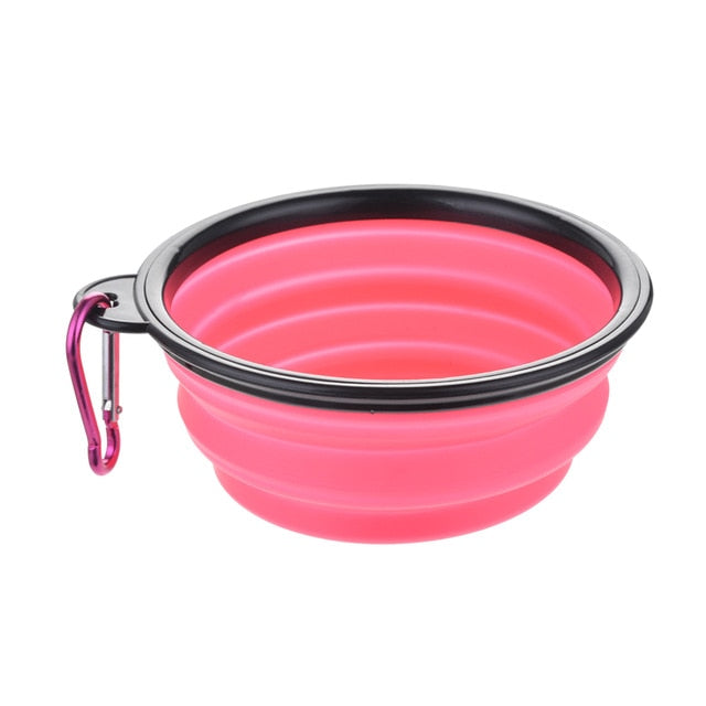 Portabler Silikon Faltnapf – 350ml, 24 Farben, für Wasser & Futter