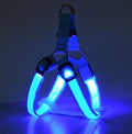 LED-Brustgeschirr für Hunde & Katzen – leuchtend, XS–XL, 8 Farben