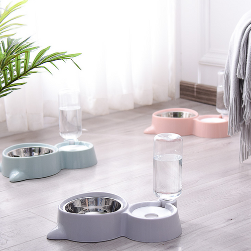 2-in-1 Hundenapf mit automatischem Wasserspender – Futter & Wasser, 4 Farben