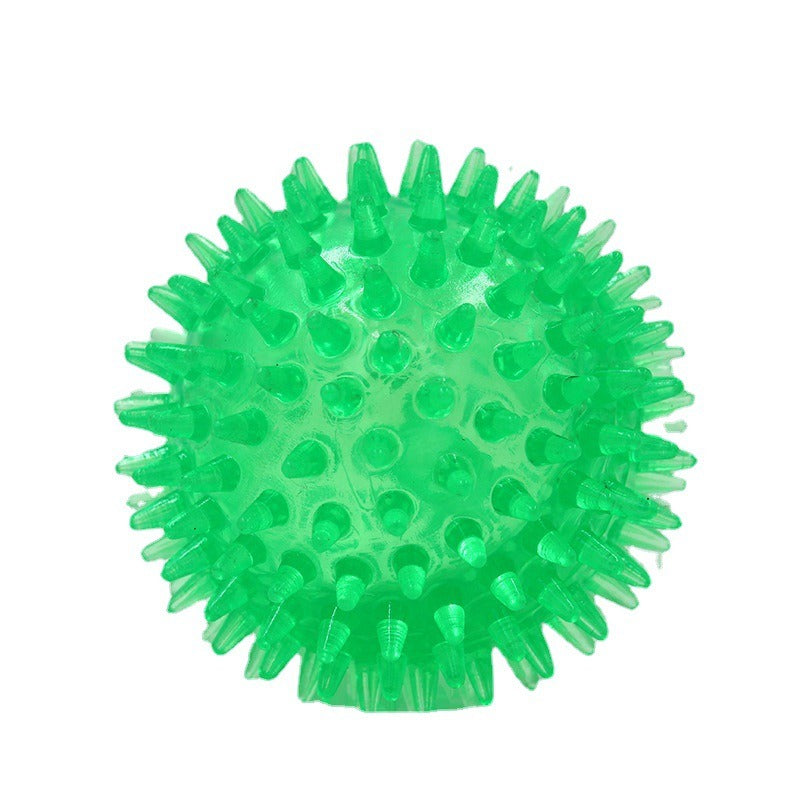 TPR Stachelball – Quietsch- & Zahnpflege-Spielzeug für Hunde, 6,5 cm