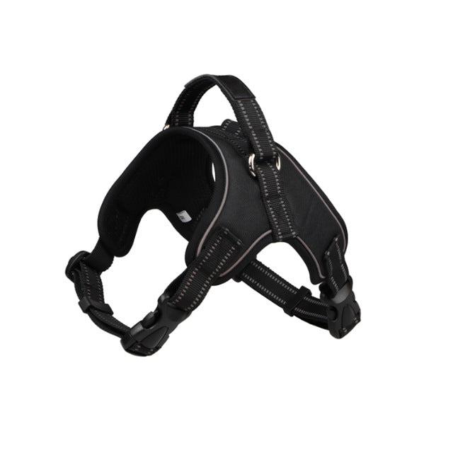 Hundegeschirr Weste 1000D Oxford – Atmungsaktiv, Reflektierend, No-Pull, S–XL