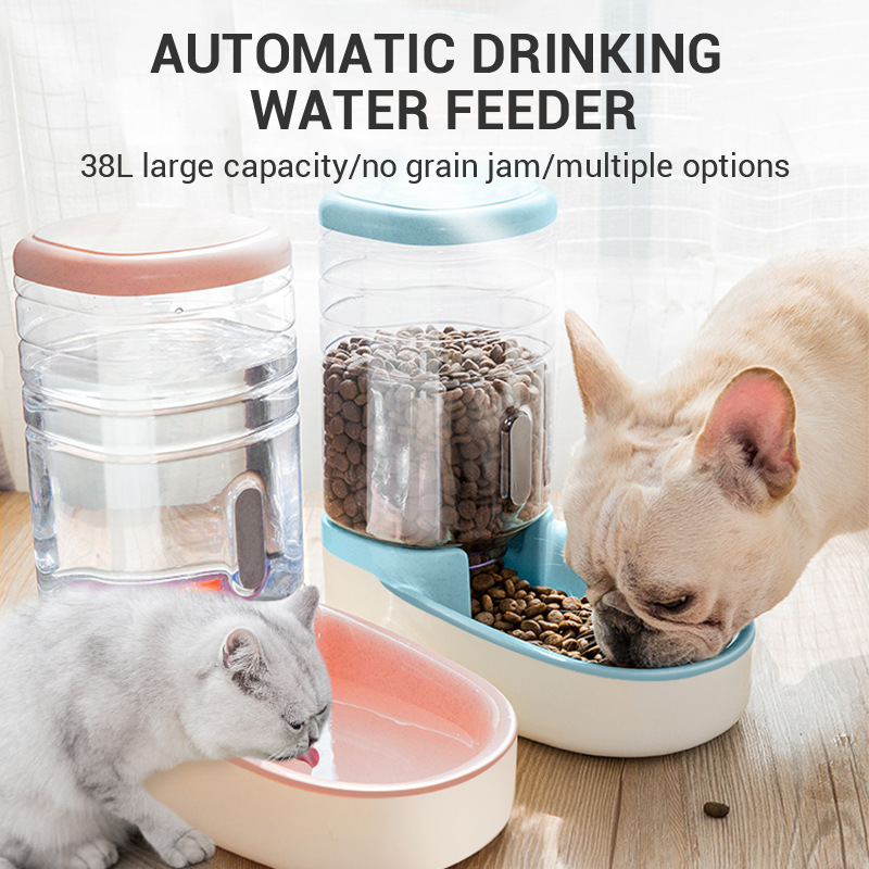 Automatischer Futterautomat & Wasserspender für Hunde – 4 Farben wählbar