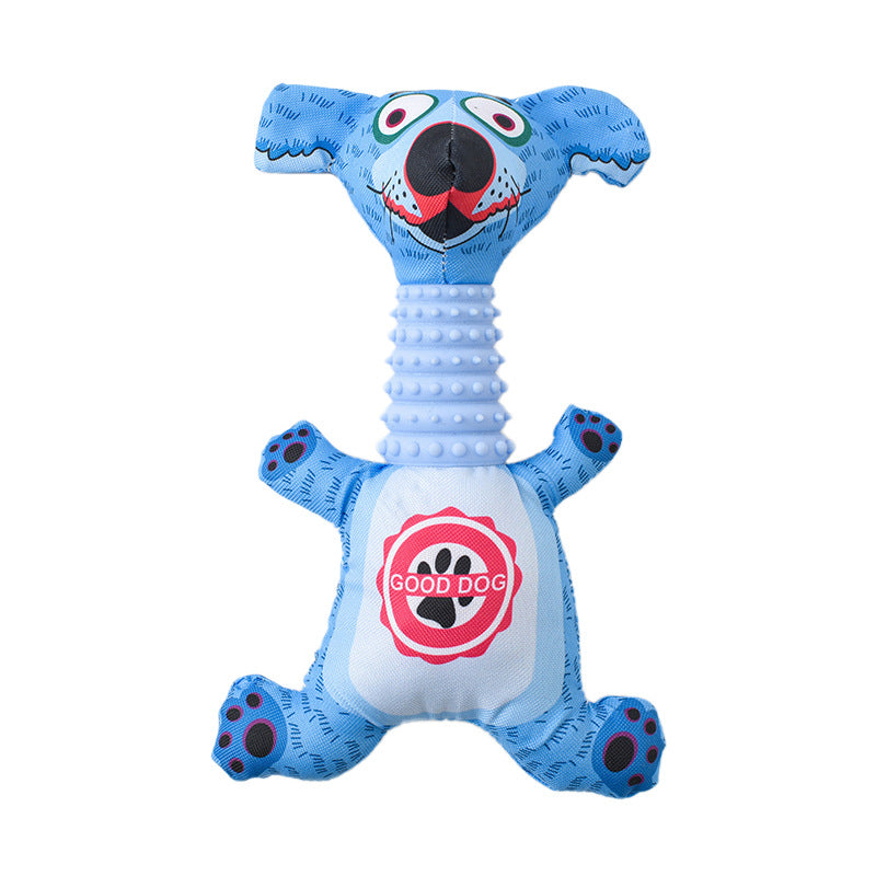Hundespielzeug Oxford-Cartoon mit Sound | Bissfest | Wasserabweisend | 3 Farben