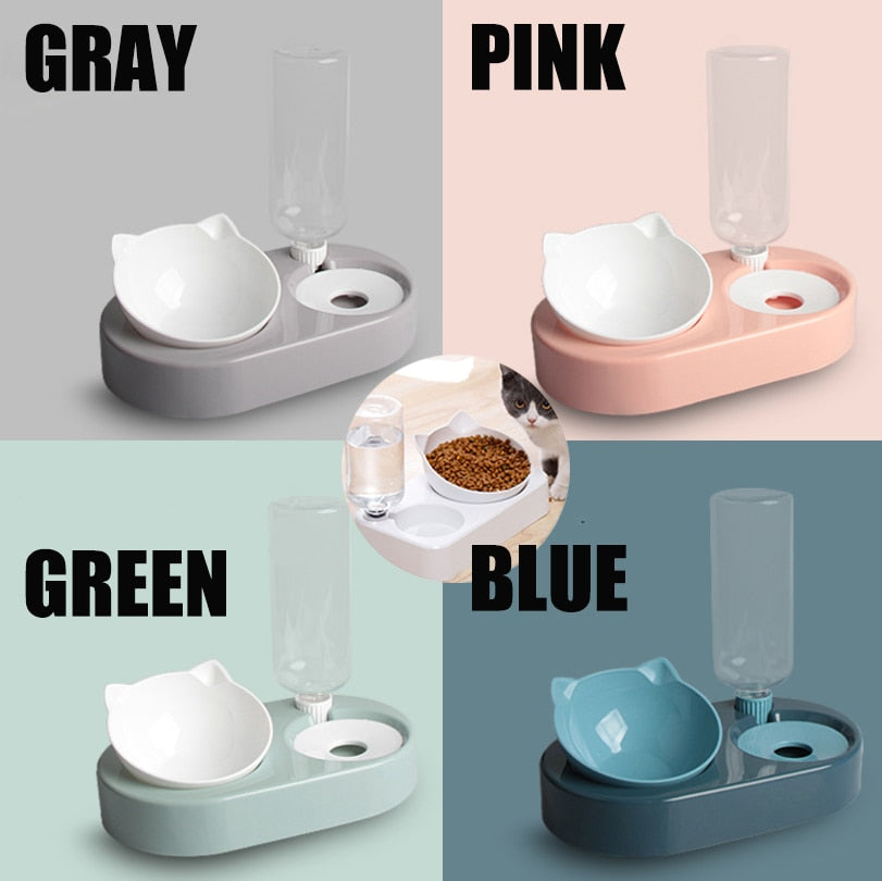 2-in-1 Hundenapf mit automatischem Wasserspender – Futter & Wasser, 4 Farben