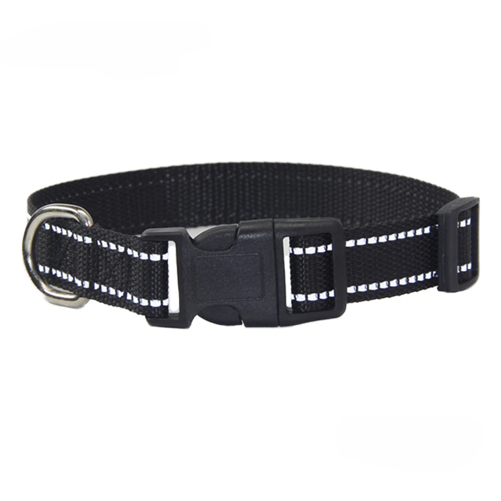 Nylon Hundehalsband & Leinenset – Verstellbar | 7 Farben & 4 Größen | XS–L