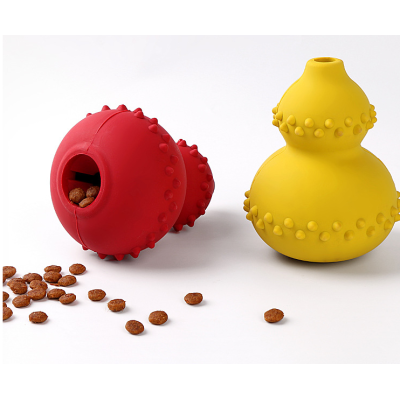 Kurbis-Schnueffelspielzeug fuer Hunde - Naturkautschuk | Slow Feeder | Erstickungssicher | 2 Farben